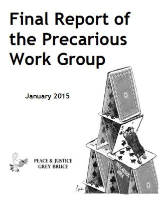 Peace & Justice Grey Bruce have released a thoroughly researched paper on the economic damage precarious work does and what municipalities can do about it.